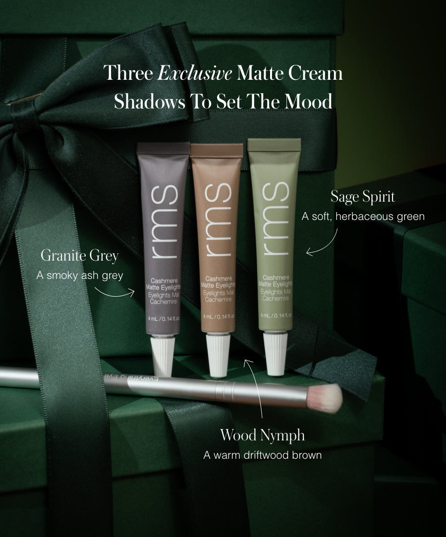 Mini Cashmere Eyelights Trio + Eye Polish Brush - Everyday Essential