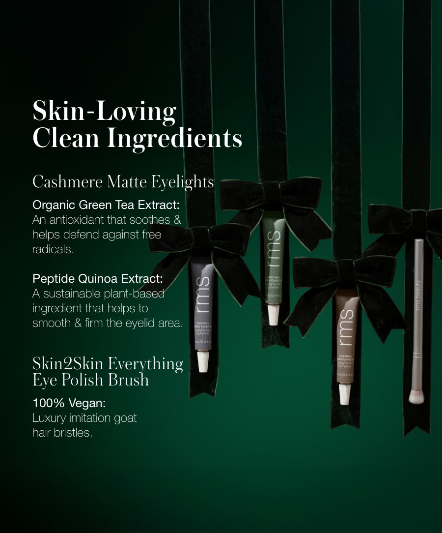Mini Cashmere Eyelights Trio + Eye Polish Brush - Everyday Essential