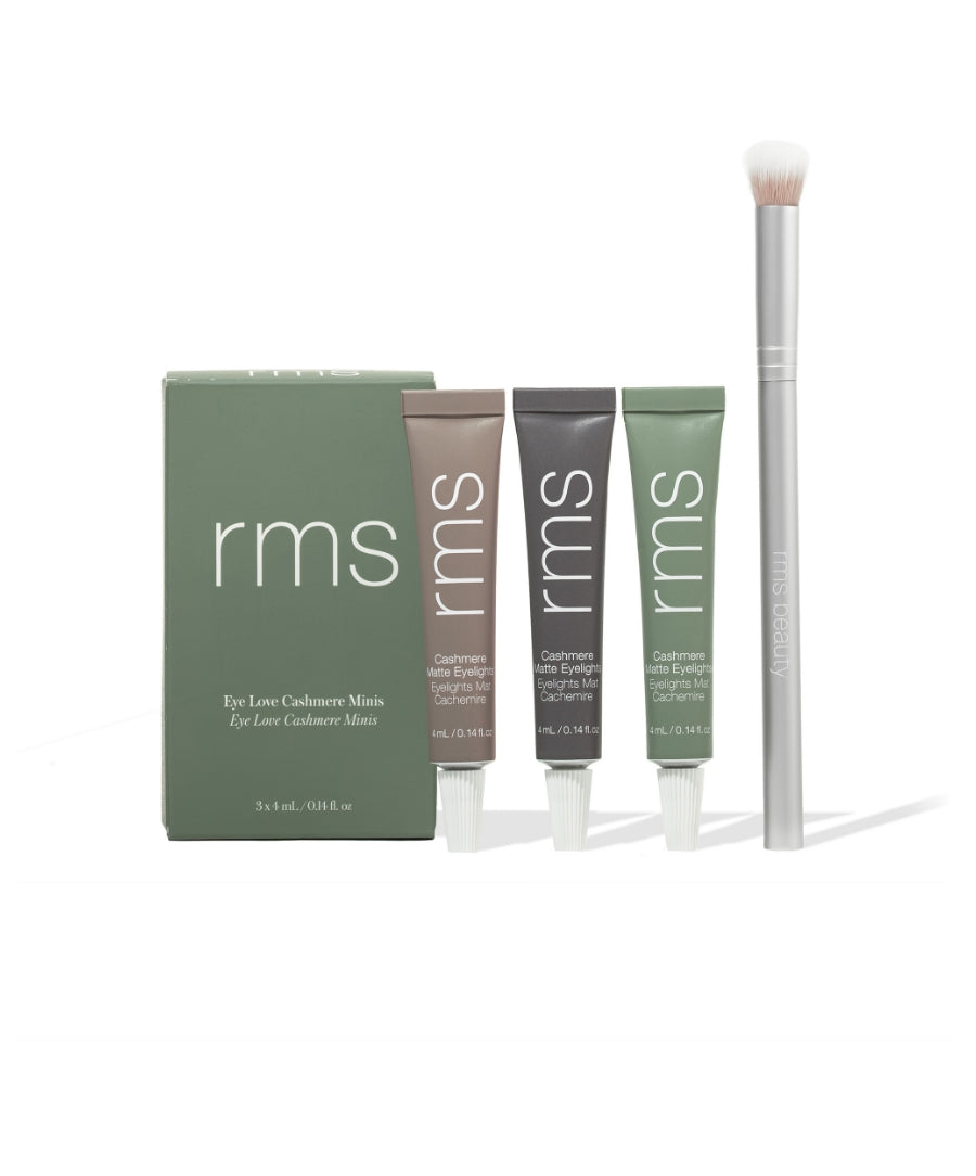 Mini Cashmere Eyelights Trio + Eye Polish Brush - Everyday Essential